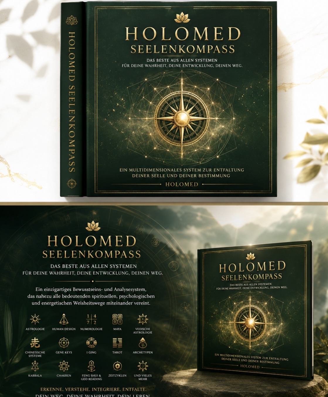 Holomed Seelenkompass — Buchcover